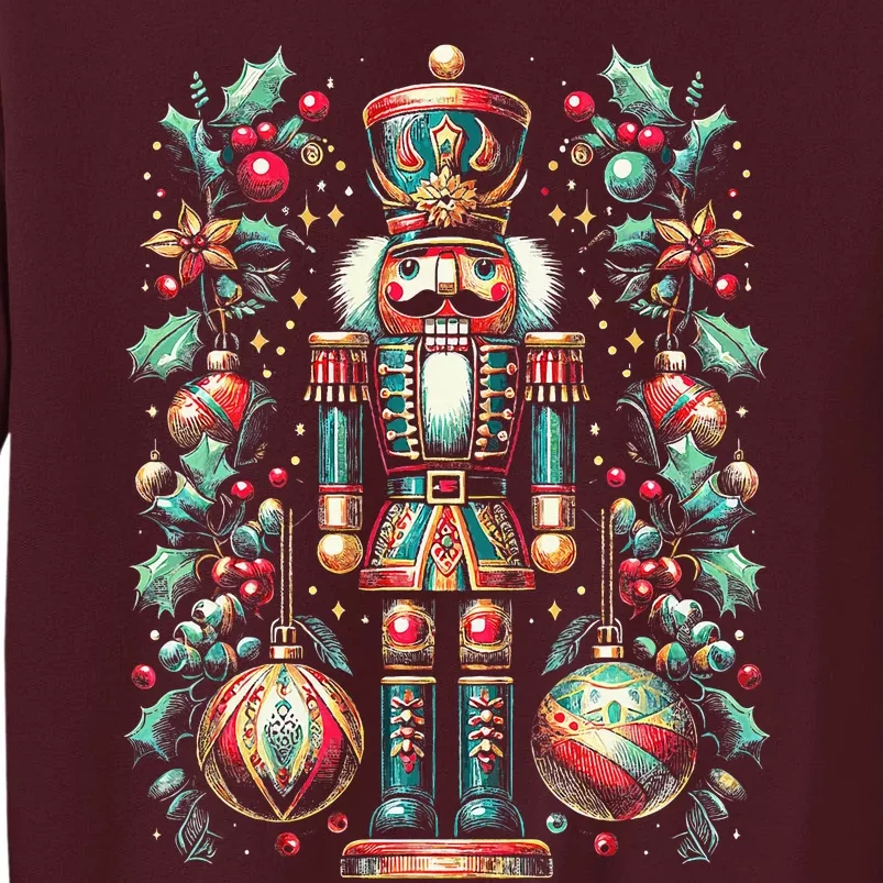 Christmas Nutcracker Merry Christmas Xmas Morning Holiday Tall Sweatshirt