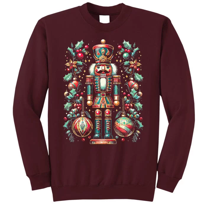 Christmas Nutcracker Merry Christmas Xmas Morning Holiday Tall Sweatshirt