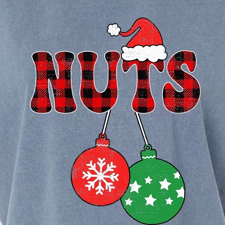 Chest Nuts Matching Chestnuts Xmas Couples Garment-Dyed Women's Muscle Tee