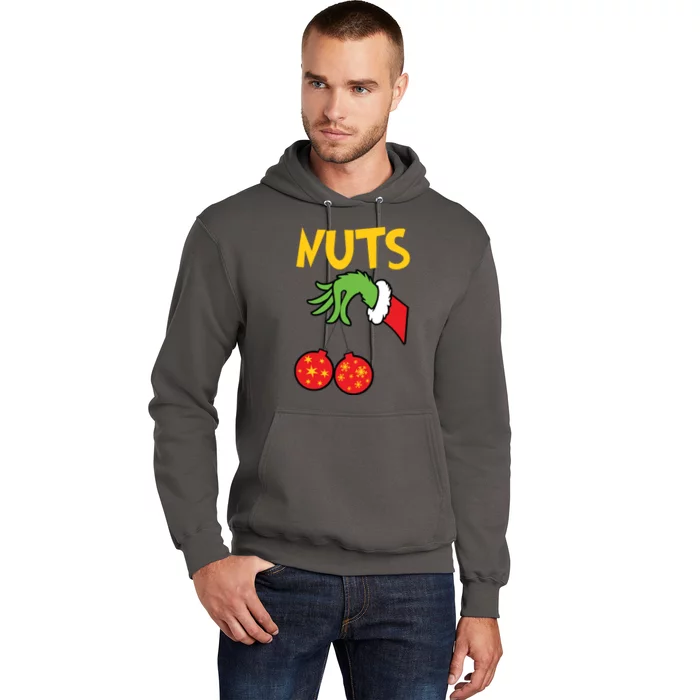 Chest Nuts Matching Chestnuts Funny Christmas Couples Nuts Hoodie