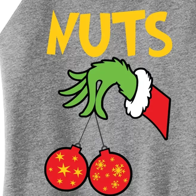 Chest Nuts Matching Chestnuts Funny Christmas Couples Nuts Women’s Perfect Tri Rocker Tank