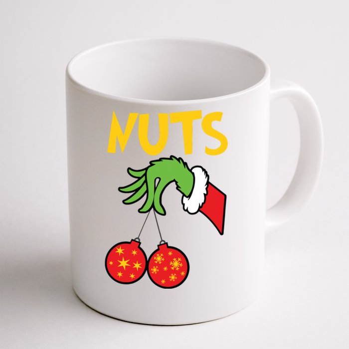 Chest Nuts Matching Chestnuts Funny Christmas Couples Nuts Front & Back Coffee Mug