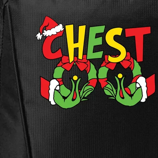 Chest Nuts Matching Chestnuts Funny Christmas Couples Nuts City Backpack