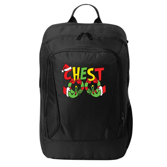 Chest Nuts Matching Chestnuts Funny Christmas Couples Nuts City Backpack