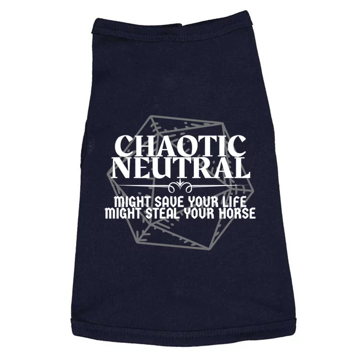 Chaotic Neutral Might Save Your Life. Might Steal Your Horse Dnd Character Ali Doggie Tank