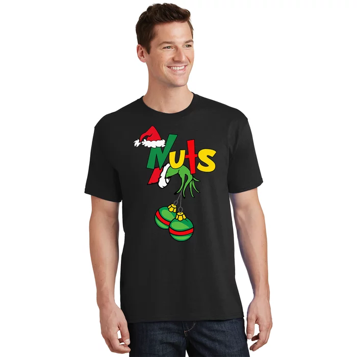 Chest Nuts Matching Chestnuts Funny Christmas Couples Nuts T-Shirt