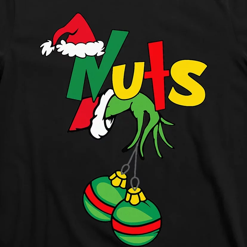 Chest Nuts Matching Chestnuts Funny Christmas Couples Nuts T-Shirt