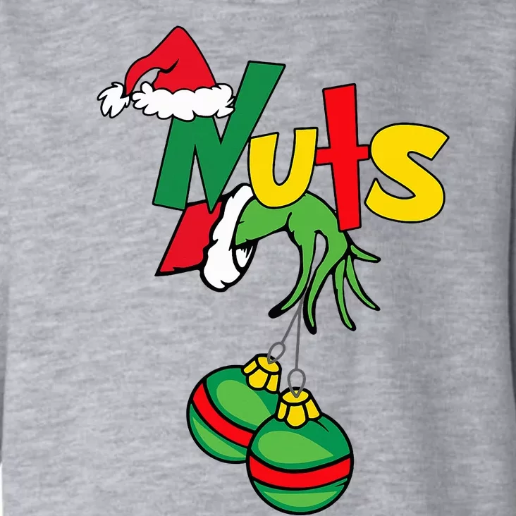 Chest Nuts Matching Chestnuts Funny Christmas Couples Nuts Toddler Hoodie