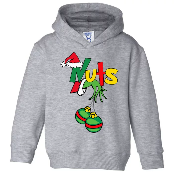 Chest Nuts Matching Chestnuts Funny Christmas Couples Nuts Toddler Hoodie