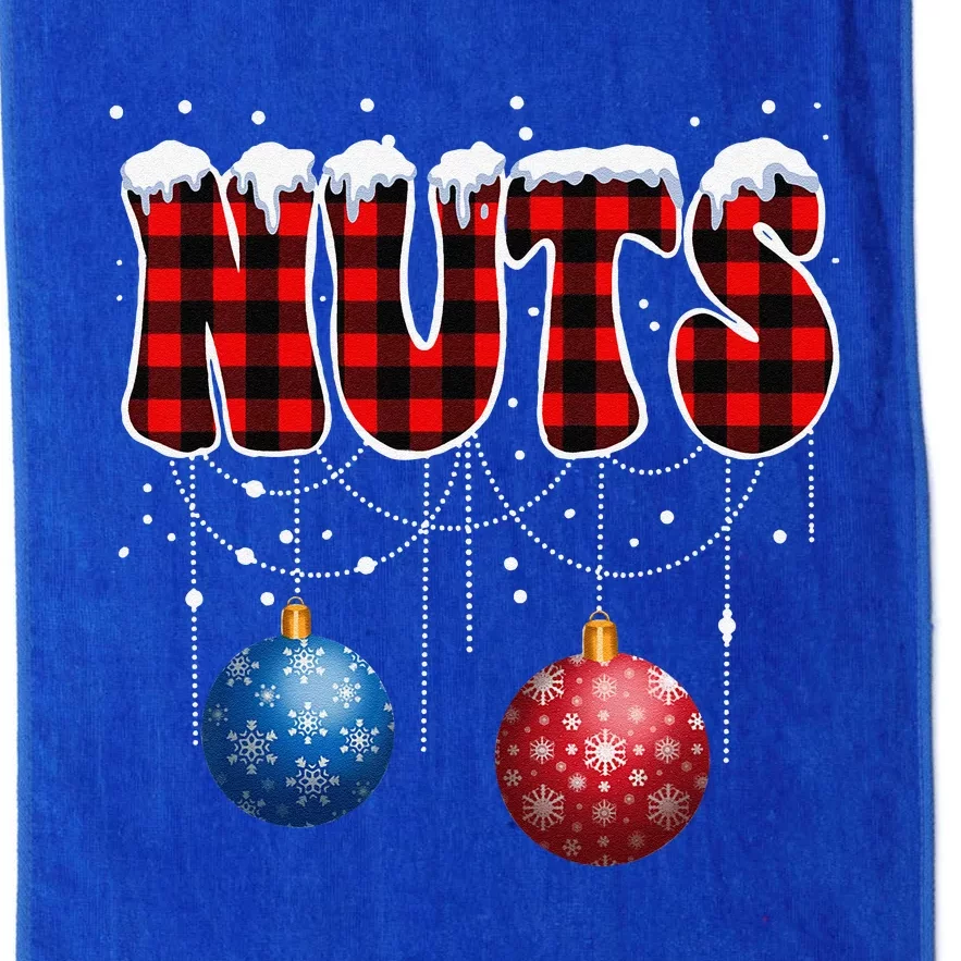 Chest Nuts Matching Chestnuts Funny Christmas Couples Nuts Platinum Collection Golf Towel