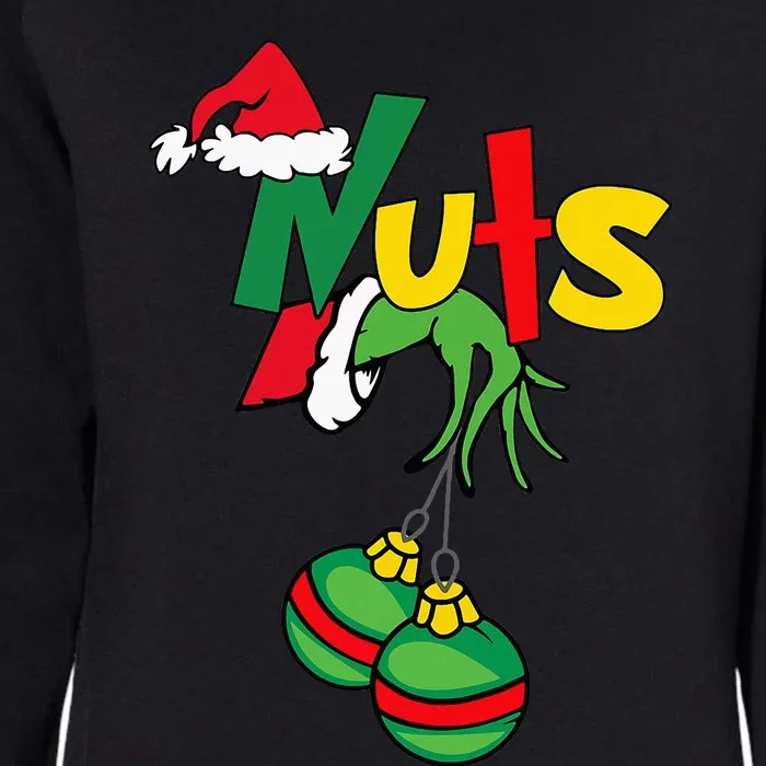 Chest Nuts Matching Chestnuts Funny Christmas Couples Nuts Womens California Wash Sweatshirt