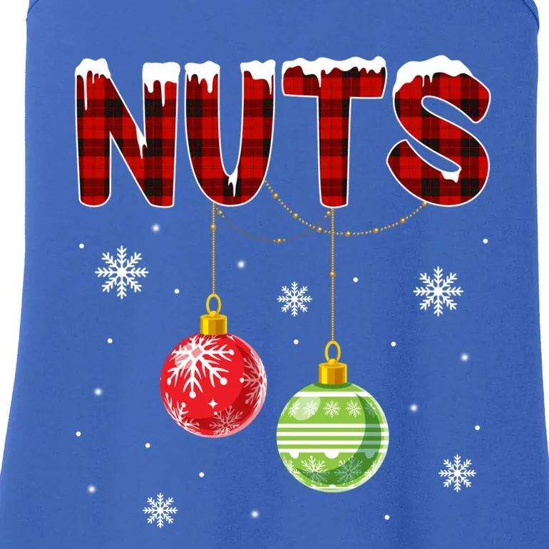 Chest Nuts Matching Chestnuts Funny Christmas Couples Nuts Gift Ladies Essential Tank