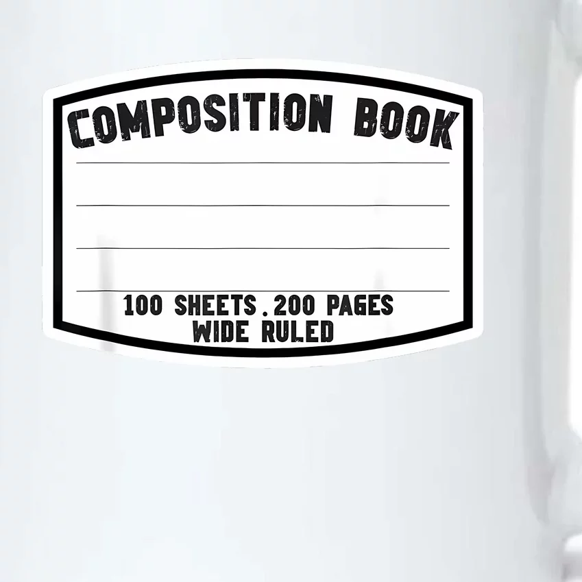 Composition Notebook Matching Group Halloween Teacher Black Color Changing Mug