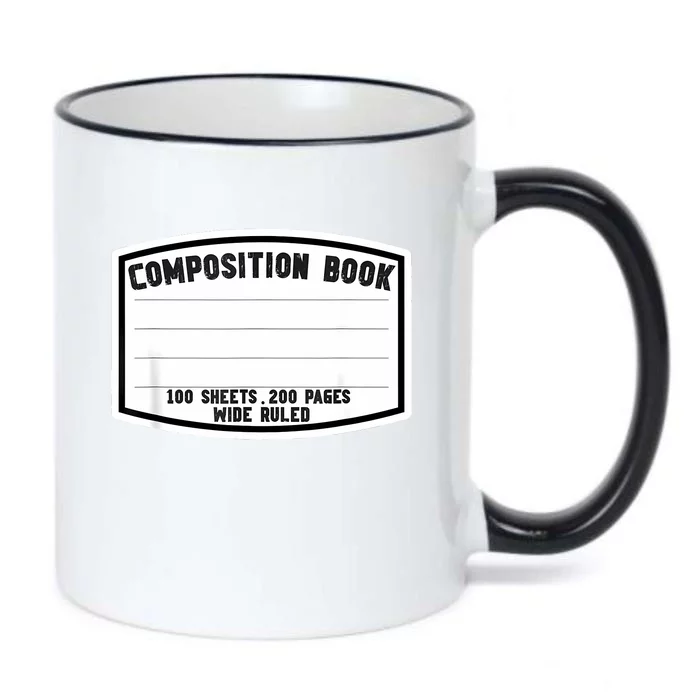 Composition Notebook Matching Group Halloween Teacher Black Color Changing Mug