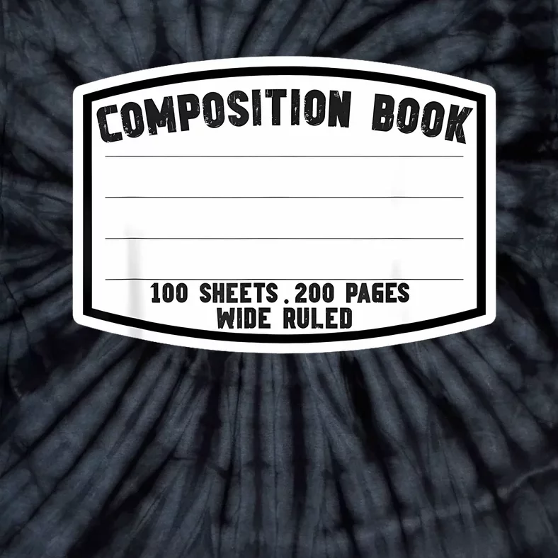 Composition Notebook Matching Group Halloween Teacher Tie-Dye T-Shirt