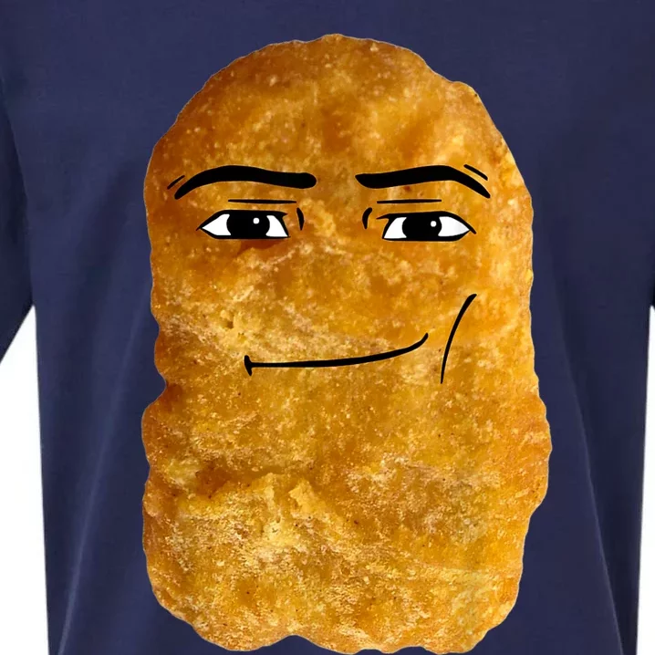 Chicken Nugget Meme Sueded Cloud Jersey T-Shirt