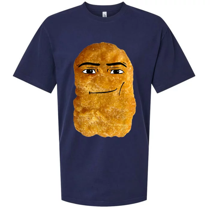 Chicken Nugget Meme Sueded Cloud Jersey T-Shirt