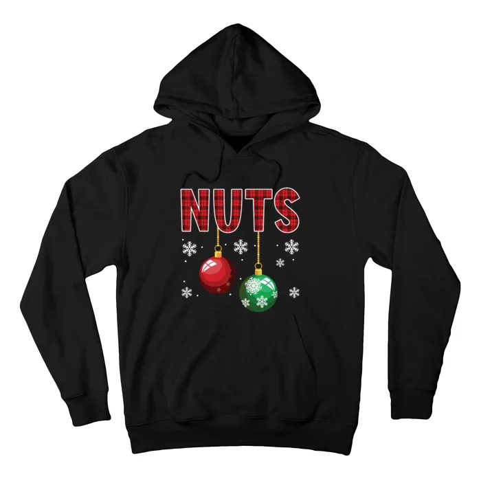 Chest Nuts Matching Chestnuts Funny Christmas Couples Nuts Hoodie