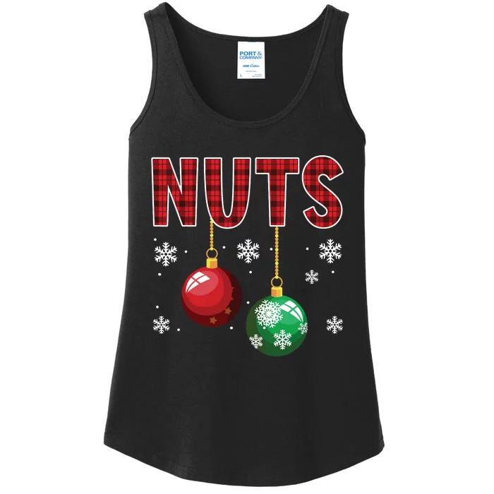 Chest Nuts Matching Chestnuts Funny Christmas Couples Nuts Ladies Essential Tank