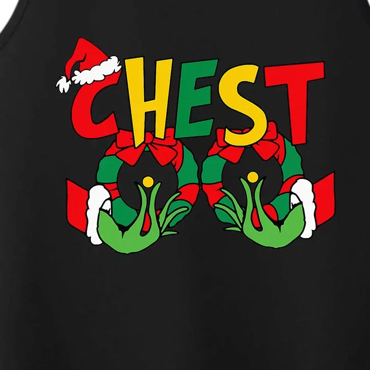 Chest Nuts Matching Chestnuts Christmas Couples Nuts Performance Tank