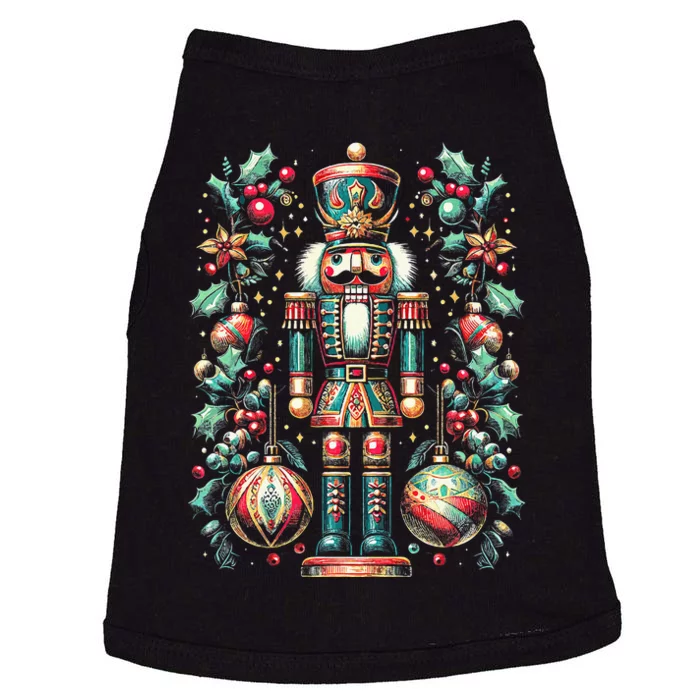 Christmas Nutcracker Merry Christmas Xmas Morning Holiday Doggie Tank