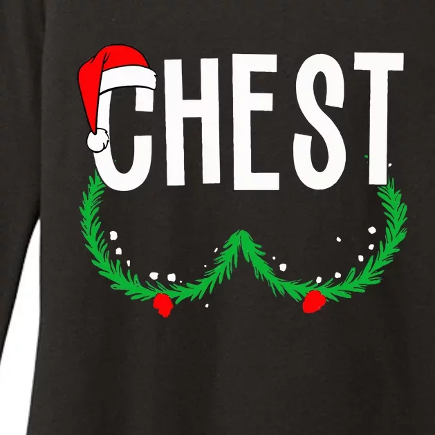 Chest Nuts Matching Chestnuts Christmas Couples Chest Womens CVC Long Sleeve Shirt