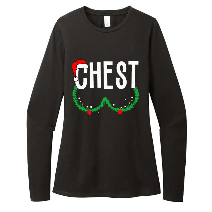 Chest Nuts Matching Chestnuts Christmas Couples Chest Womens CVC Long Sleeve Shirt