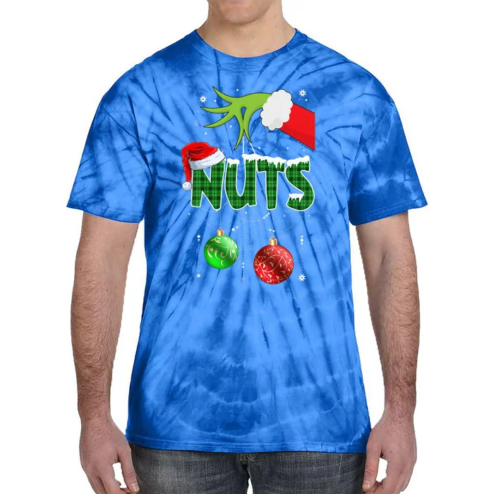 Chest Nuts Matching Chestnuts Christmas Couples Nuts Tie-Dye T-Shirt