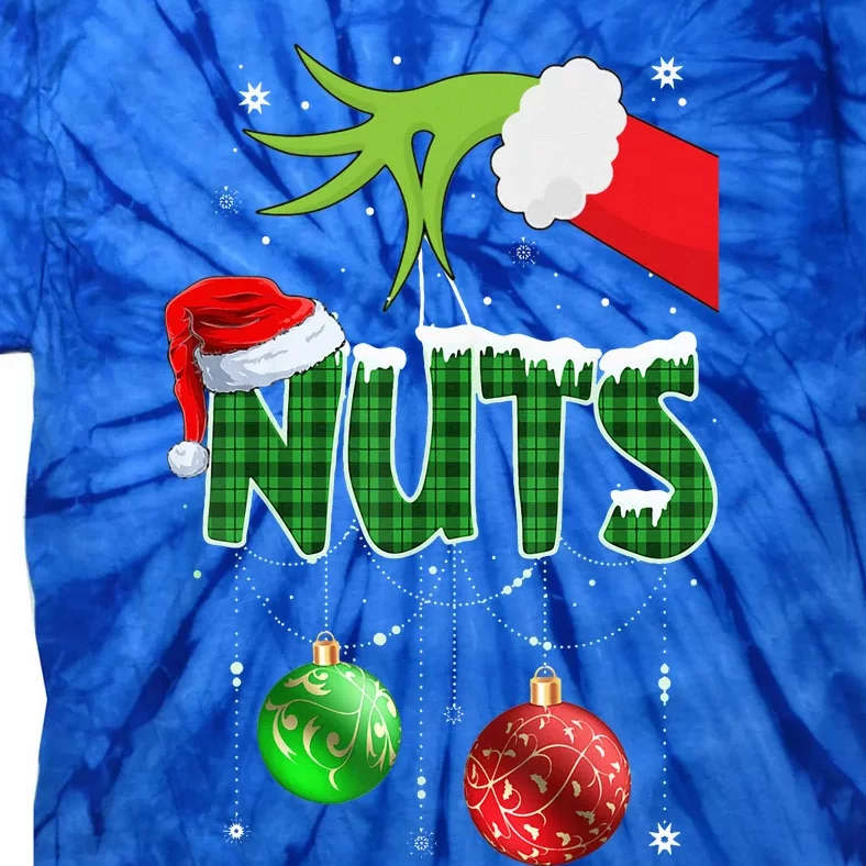 Chest Nuts Matching Chestnuts Christmas Couples Nuts Tie-Dye T-Shirt