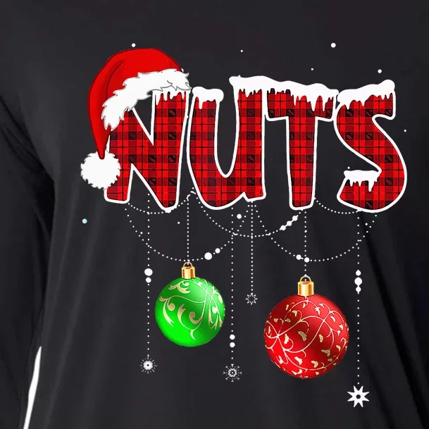 Chest Nuts Matching Chestnuts Christmas Couples Nuts Cooling Performance Long Sleeve Crew