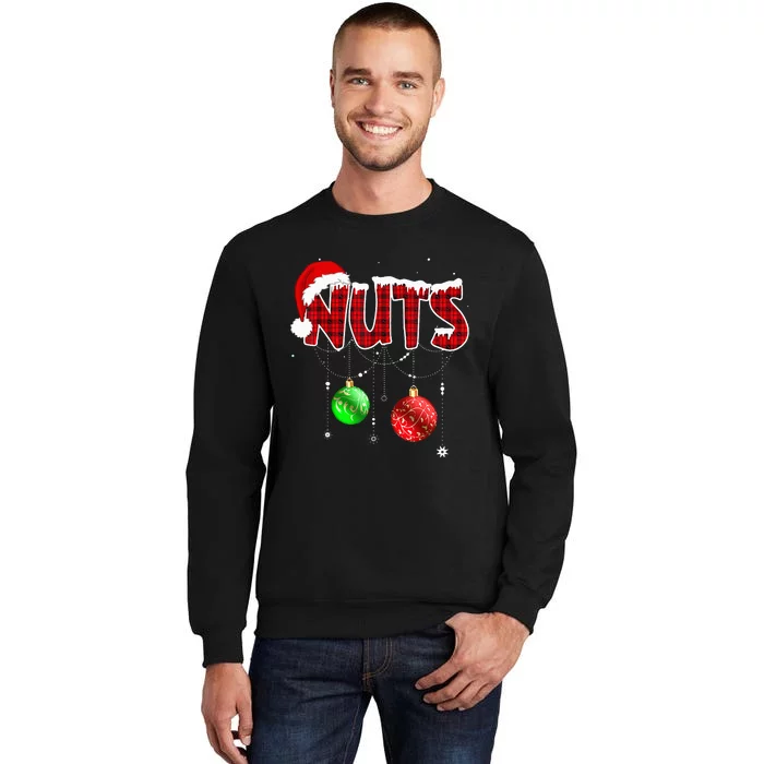 Chest Nuts Matching Chestnuts Christmas Couples Nuts Tall Sweatshirt