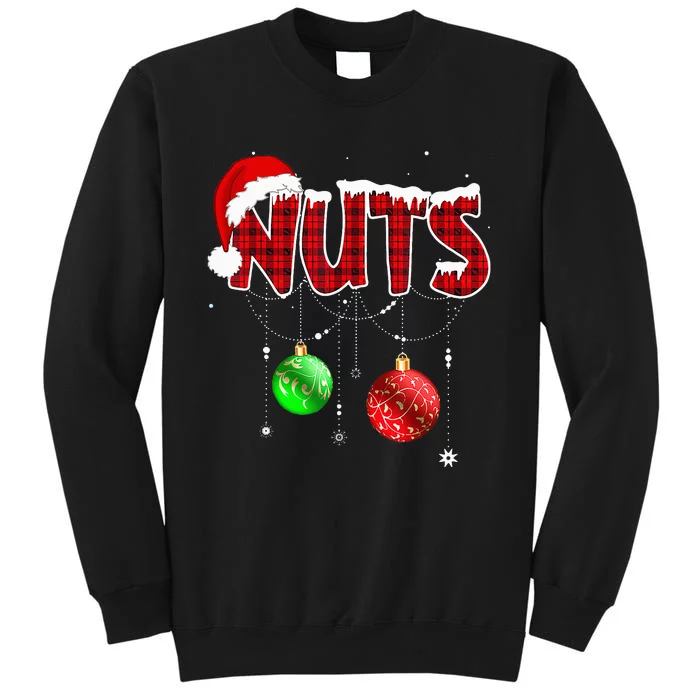 Chest Nuts Matching Chestnuts Christmas Couples Nuts Tall Sweatshirt