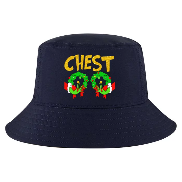 Chest Nuts Matching Chestnuts Funny Christmas Couples Chest Cool Comfort Performance Bucket Hat