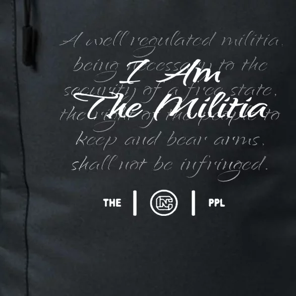 Colion Noir Merch I Am The Militia Daily Commute Backpack