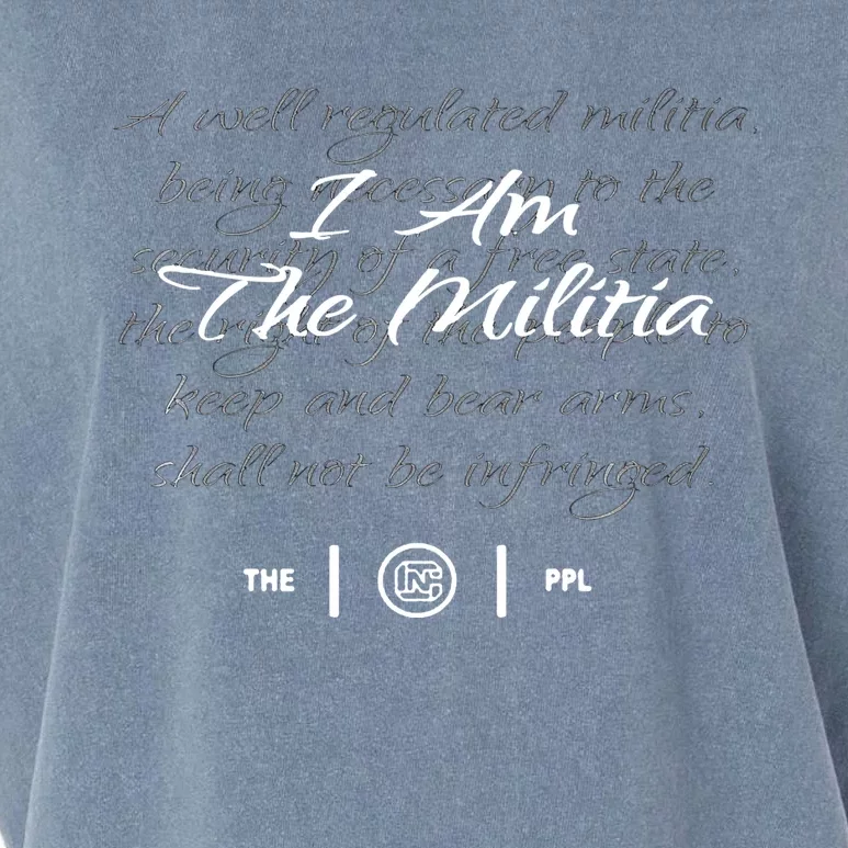 Colion Noir Merch I Am The Militia Garment-Dyed Women's Muscle Tee