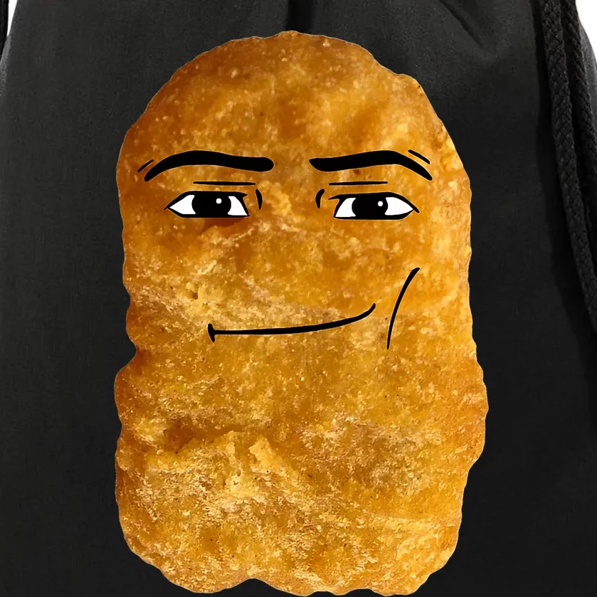 Chicken Nugget Meme Drawstring Bag