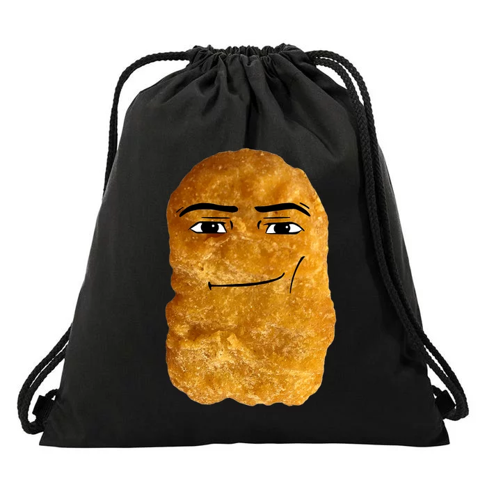 Chicken Nugget Meme Drawstring Bag