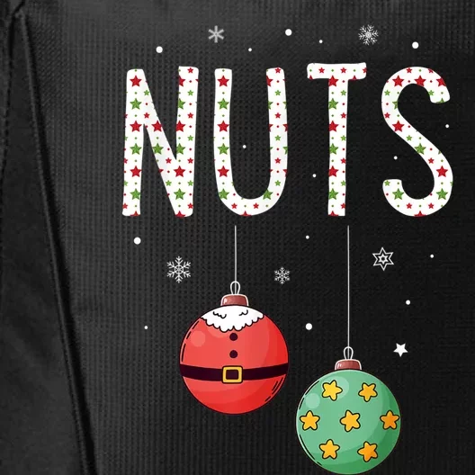 Chest Nuts Matching Funny Christmas Couples Chestnuts Nuts City Backpack