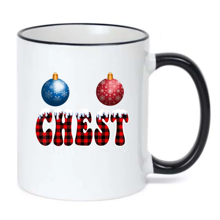 Chest Nuts Matching Chestnuts Funny Christmas Couples Nuts Cool Gift Black Color Changing Mug