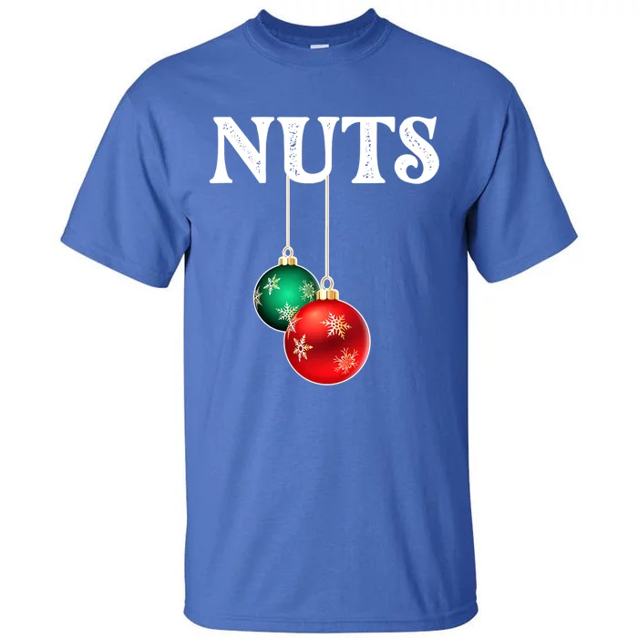 Chest Nuts Matching Chestnuts Christmas Couples Nuts Gift Tall T-Shirt