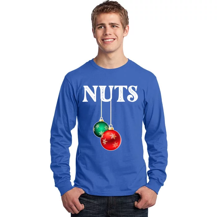 Chest Nuts Matching Chestnuts Christmas Couples Nuts Gift Tall Long Sleeve T-Shirt