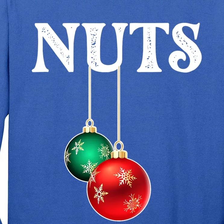 Chest Nuts Matching Chestnuts Christmas Couples Nuts Gift Tall Long Sleeve T-Shirt