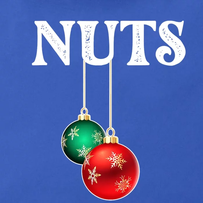 Chest Nuts Matching Chestnuts Christmas Couples Nuts Gift Zip Tote Bag