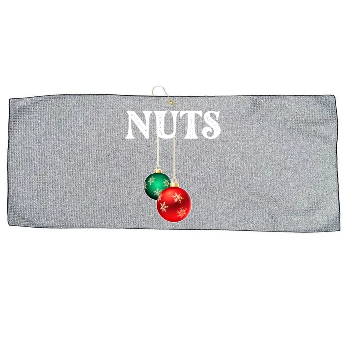 Chest Nuts Matching Chestnuts Christmas Couples Nuts Gift Large Microfiber Waffle Golf Towel