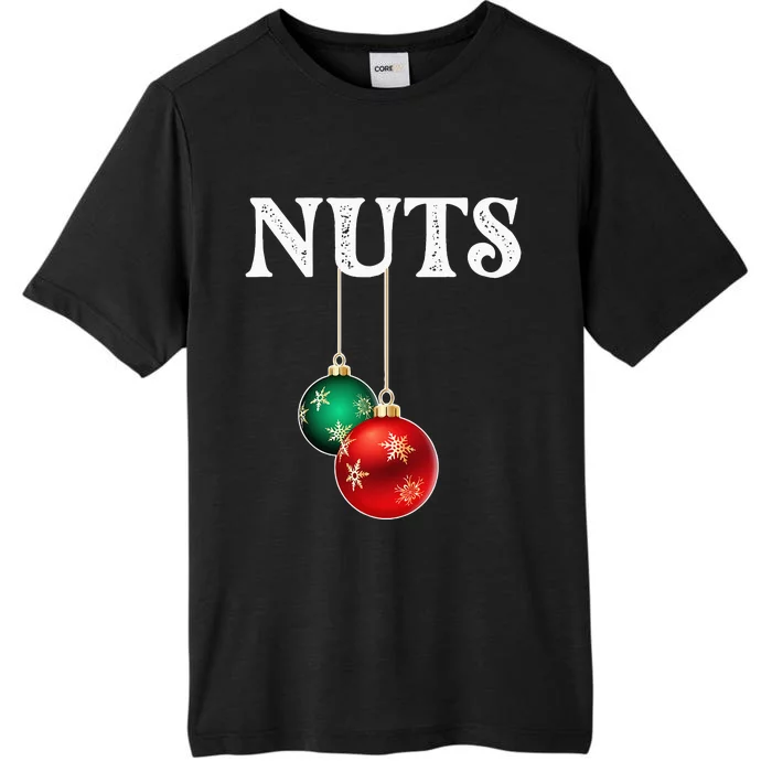 Chest Nuts Matching Chestnuts Christmas Couples Nuts ChromaSoft Performance T-Shirt