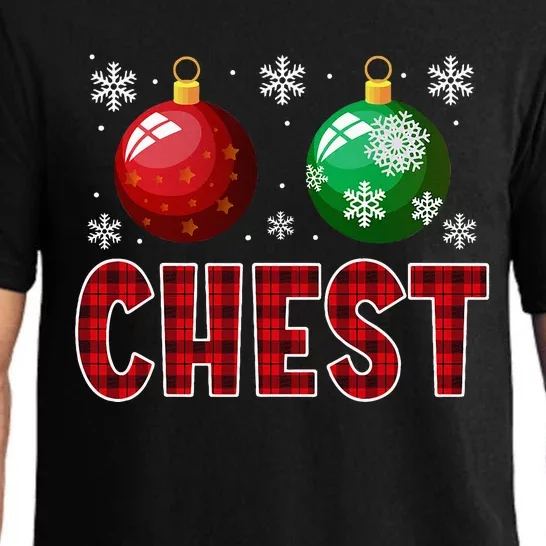 Chest Nuts Matching Chestnuts Funny Christmas Couples Xmas Pajama Set