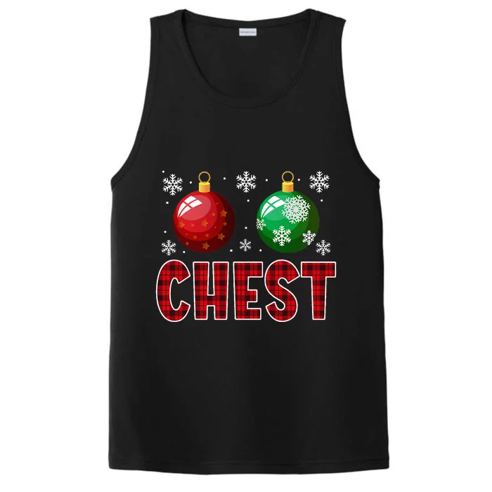 Chest Nuts Matching Chestnuts Funny Christmas Couples Xmas Performance Tank