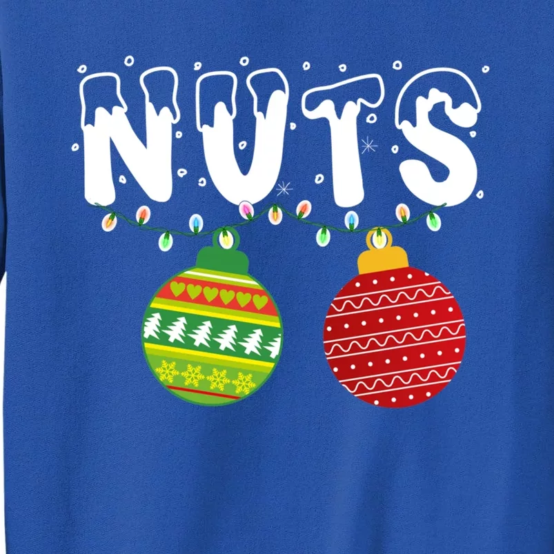 Chest Nuts Matching Chestnuts Funny Christmas Couples Nuts Gift Sweatshirt