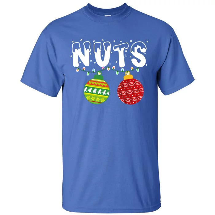 Chest Nuts Matching Chestnuts Funny Christmas Couples Nuts Gift Tall T-Shirt