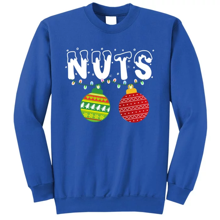 Chest Nuts Matching Chestnuts Funny Christmas Couples Nuts Gift Tall Sweatshirt